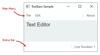 toolbars-get-started-mainmenu-statusbar