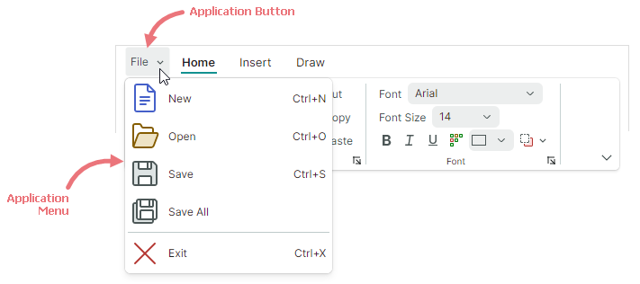 ribbon-application-button-and-menu